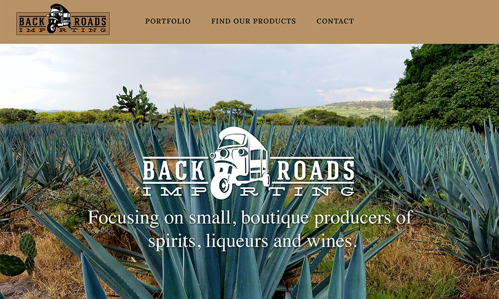 Back Roads Importing Website